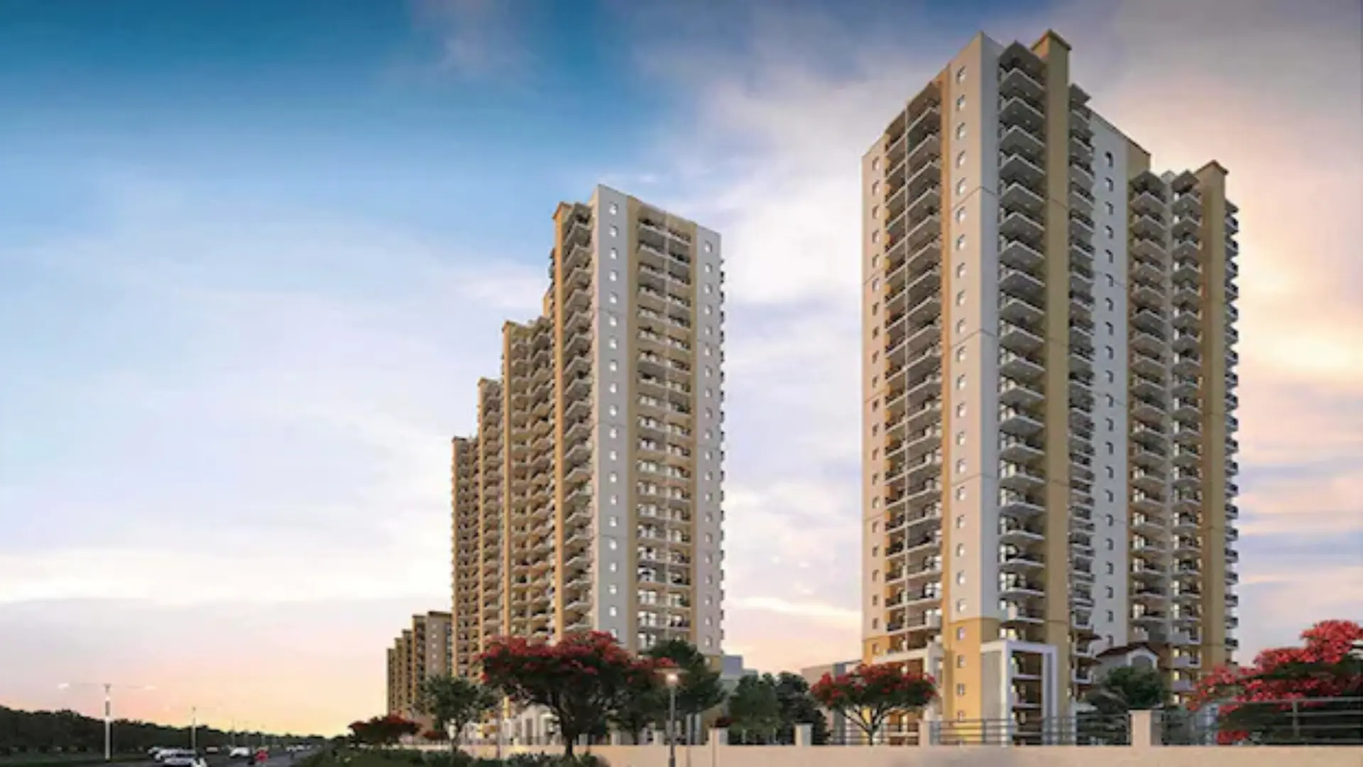Emaar Palm Heights Sector 77 Gurgaon premium 3BHK apartments