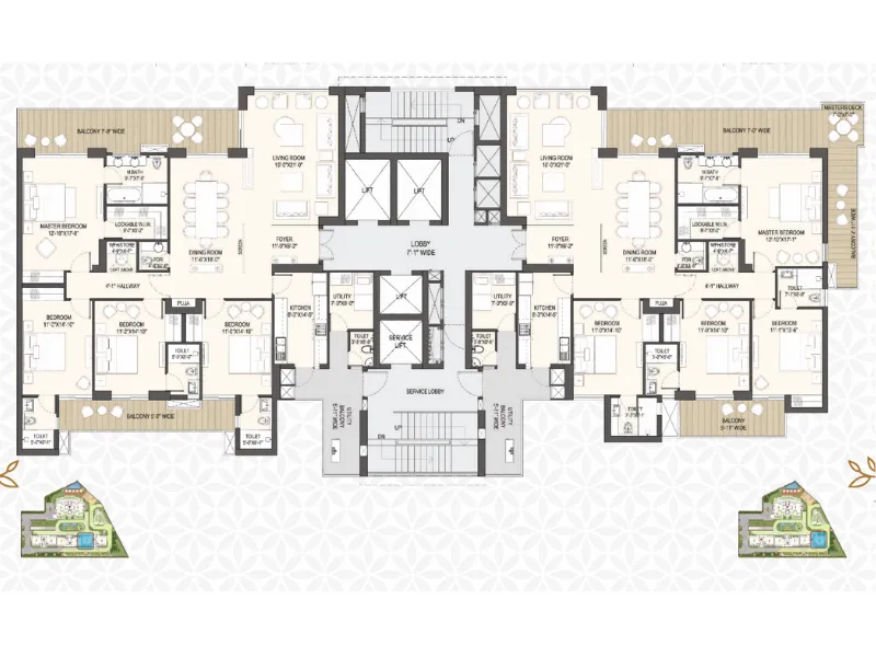 4 BHK Plan