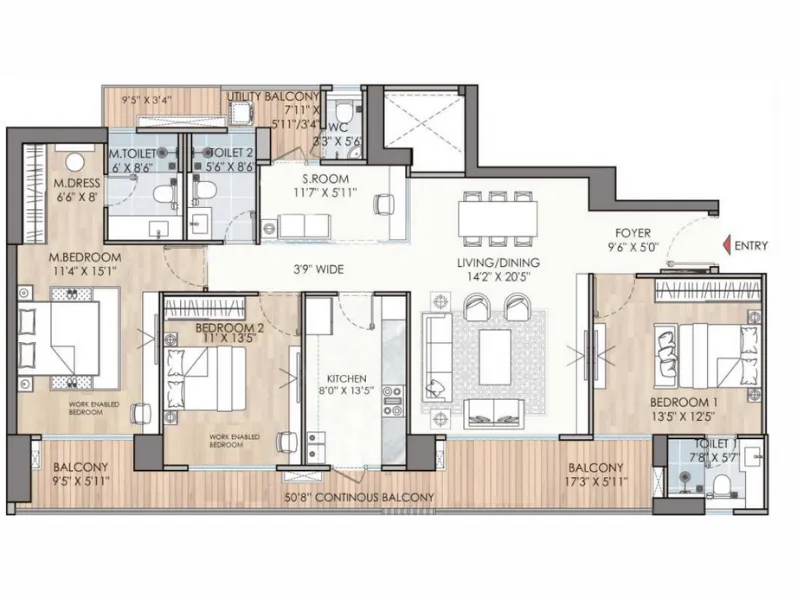 3 BHK Layout