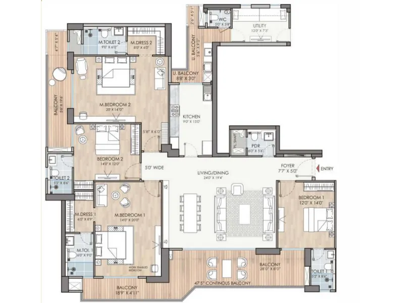4 BHK Layout