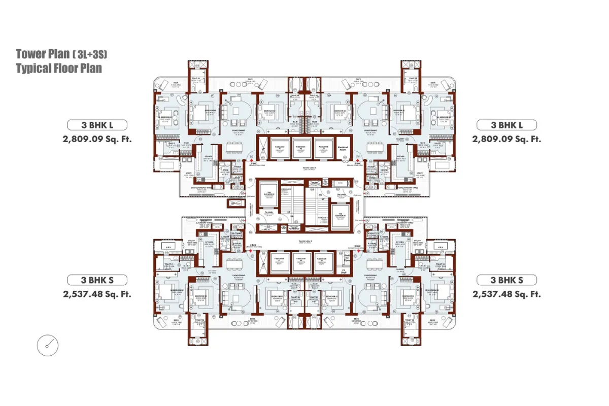 3 BHK Plan