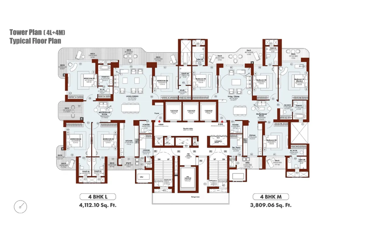 3.5 BHK Plan