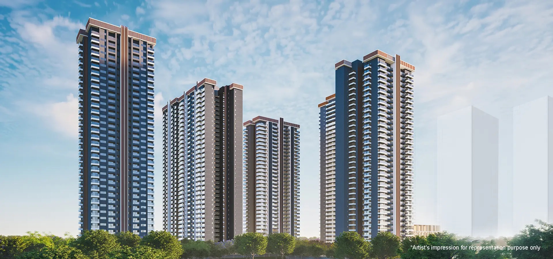 Godrej Astra luxury high-rise residences in Sector 54 Golf Course Road